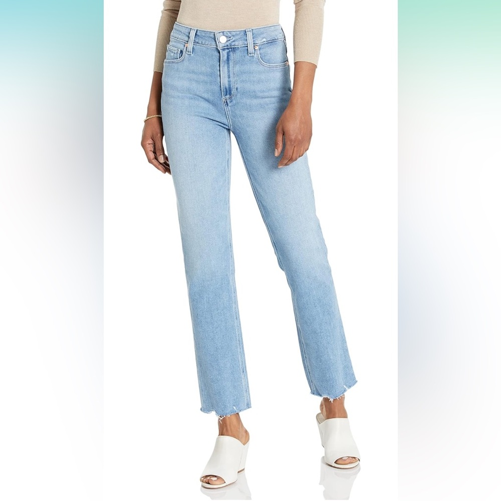 PAIGE | Hoxton Slim Straight | Light Wash | Stretch | 31